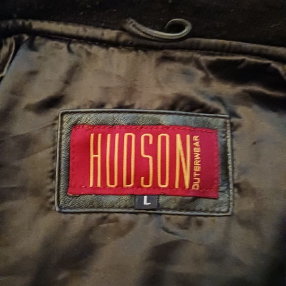 Quilted leather bomber jacket size L - Picture 6 of 8